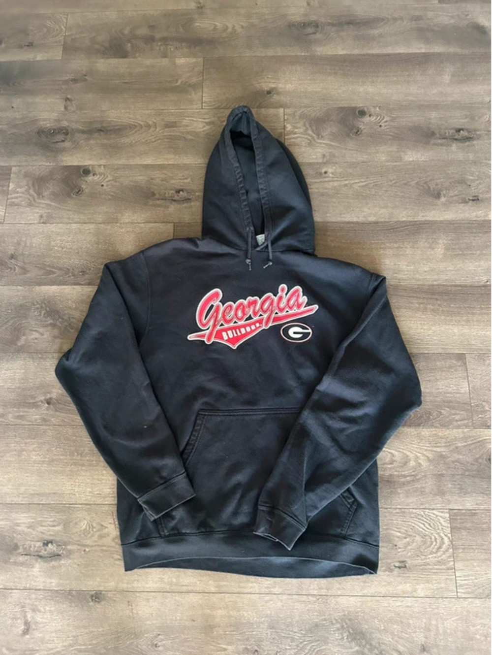 Large Vintage Georgia Bulldogs NCAA Hoodie